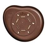 organic bee hotel 25cm marrone castagna